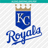 Kansas City Royals SVG Bundle – MLB Baseball Logo Vector Cricut