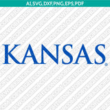 Kansas Jayhawks Logo SVG Bundle | NCAA College Vector Cricut