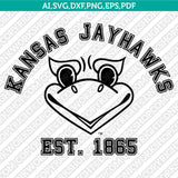 Kansas Jayhawks Logo SVG Bundle | NCAA College Vector Cricut