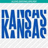 Kansas Jayhawks Logo SVG Bundle | NCAA College Vector Cricut