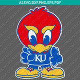 Kansas Jayhawks Logo SVG Bundle | NCAA College Vector Cricut