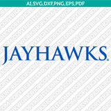 Kansas Jayhawks Logo SVG Bundle | NCAA College Vector Cricut