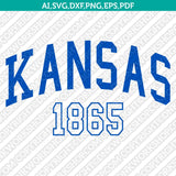 Kansas Jayhawks Logo SVG Bundle | NCAA College Vector Cricut