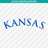Kansas Jayhawks Logo SVG Bundle | NCAA College Vector Cricut