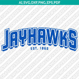 Kansas Jayhawks Logo SVG Bundle | NCAA College Vector Cricut