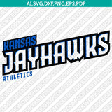 Kansas Jayhawks Logo SVG Bundle | NCAA College Vector Cricut