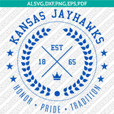 Kansas Jayhawks Logo SVG Bundle | NCAA College Vector Cricut