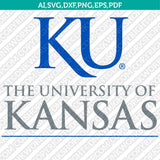 Kansas Jayhawks Logo SVG Bundle | NCAA College Vector Cricut