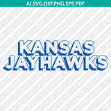 Kansas Jayhawks Logo SVG Bundle | NCAA College Vector Cricut