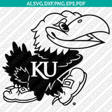 Kansas Jayhawks Logo SVG Bundle | NCAA College Vector Cricut
