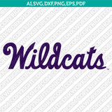 Kansas State Wildcats Logo SVG Bundle | NCAA College Vector Cricut