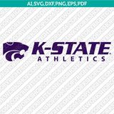 Kansas State Wildcats Logo SVG Bundle | NCAA College Vector Cricut