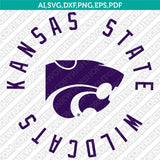 Kansas State Wildcats Logo SVG Bundle | NCAA College Vector Cricut