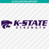 Kansas State Wildcats Logo SVG Bundle | NCAA College Vector Cricut
