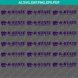 Kansas State Wildcats Logo SVG Bundle | NCAA College Vector Cricut