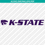 Kansas State Wildcats Logo SVG Bundle | NCAA College Vector Cricut
