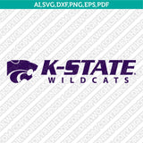 Kansas State Wildcats Logo SVG Bundle | NCAA College Vector Cricut
