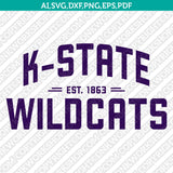 Kansas State Wildcats Logo SVG Bundle | NCAA College Vector Cricut