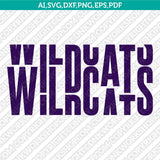 Kansas State Wildcats Logo SVG Bundle | NCAA College Vector Cricut