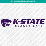 Kansas State Wildcats Logo SVG Bundle | NCAA College Vector Cricut