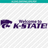 Kansas State Wildcats Logo SVG Bundle | NCAA College Vector Cricut