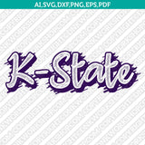 Kansas State Wildcats Logo SVG Bundle | NCAA College Vector Cricut