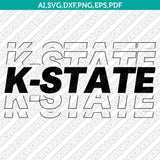 Kansas State Wildcats Logo SVG Bundle | NCAA College Vector Cricut