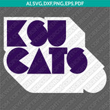 Kansas State Wildcats Logo SVG Bundle | NCAA College Vector Cricut