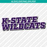Kansas State Wildcats Logo SVG Bundle | NCAA College Vector Cricut