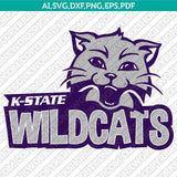 Kansas State Wildcats Logo SVG Bundle | NCAA College Vector Cricut