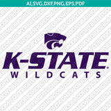 Kansas State Wildcats Logo SVG Bundle | NCAA College Vector Cricut