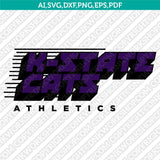 Kansas State Wildcats Logo SVG Bundle | NCAA College Vector Cricut