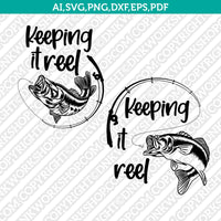 fish reel svg Good Times Fishing Design Digital Cut File For Silhouette Machine fishing reel svg fishing rod