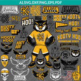 Kennesaw State Owls Logo SVG Bundle | NCAA College Vector Cricut