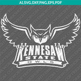 Kennesaw State Owls Logo SVG Bundle | NCAA College Vector Cricut