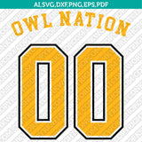 Kennesaw State Owls Logo SVG Bundle | NCAA College Vector Cricut