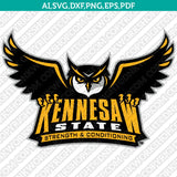 Kennesaw State Owls Logo SVG Bundle | NCAA College Vector Cricut