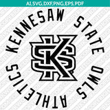 Kennesaw State Owls Logo SVG Bundle | NCAA College Vector Cricut
