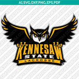 Kennesaw State Owls Logo SVG Bundle | NCAA College Vector Cricut