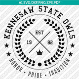 Kennesaw State Owls Logo SVG Bundle | NCAA College Vector Cricut