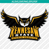 Kennesaw State Owls Logo SVG Bundle | NCAA College Vector Cricut
