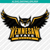 Kennesaw State Owls Logo SVG Bundle | NCAA College Vector Cricut