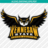 Kennesaw State Owls Logo SVG Bundle | NCAA College Vector Cricut