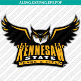 Kennesaw State Owls Logo SVG Bundle | NCAA College Vector Cricut