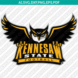 Kennesaw State Owls Logo SVG Bundle | NCAA College Vector Cricut