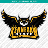 Kennesaw State Owls Logo SVG Bundle | NCAA College Vector Cricut