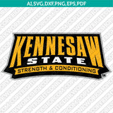 Kennesaw State Owls Logo SVG Bundle | NCAA College Vector Cricut