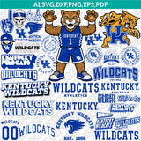 Kentucky Wildcats Logo SVG Bundle | NCAA College Vector Cricut