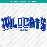 Kentucky Wildcats Logo SVG Bundle | NCAA College Vector Cricut
