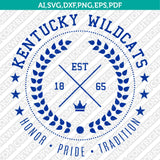 Kentucky Wildcats Logo SVG Bundle | NCAA College Vector Cricut
